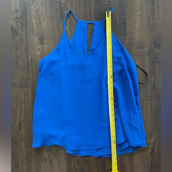 MINE Royal Blue Halter Tank Top NWOT‎ Summer Lined Size Large - Picture 7 of 8